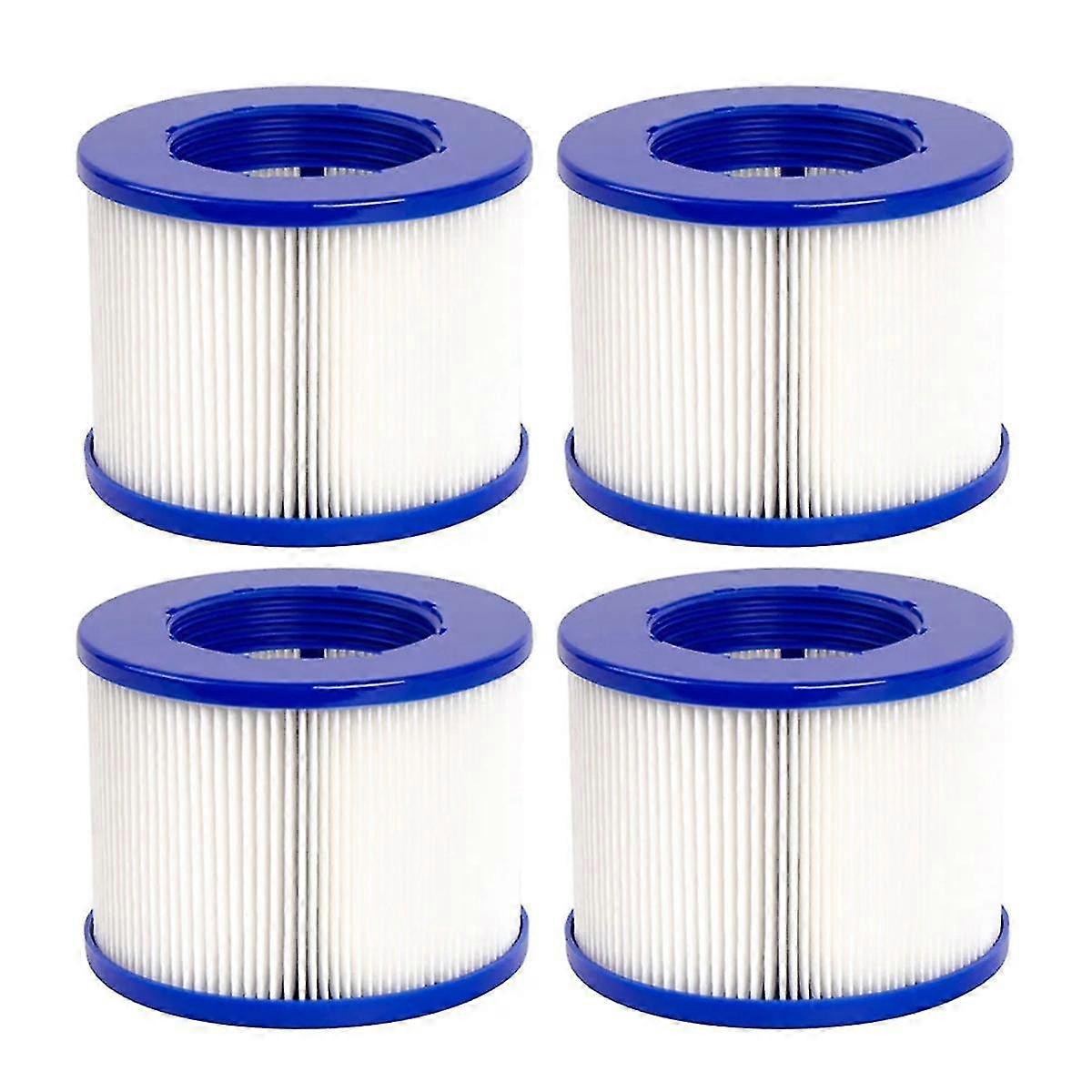 4 قطع من النوع السادس مرشح سبا لمعظم حوض الاستحمام الساخن ، حمام التدليك ، حمام السباحة القابل للنفخ ، حمام السباحة