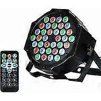 Single Spotlight36 LED Spotlights, PAR Spotlights, Disco Light, DJ Strobe Light, Stage Lighting, Lamp, RBG Mixer, 36W, DMX Input/Output Single Spotlig