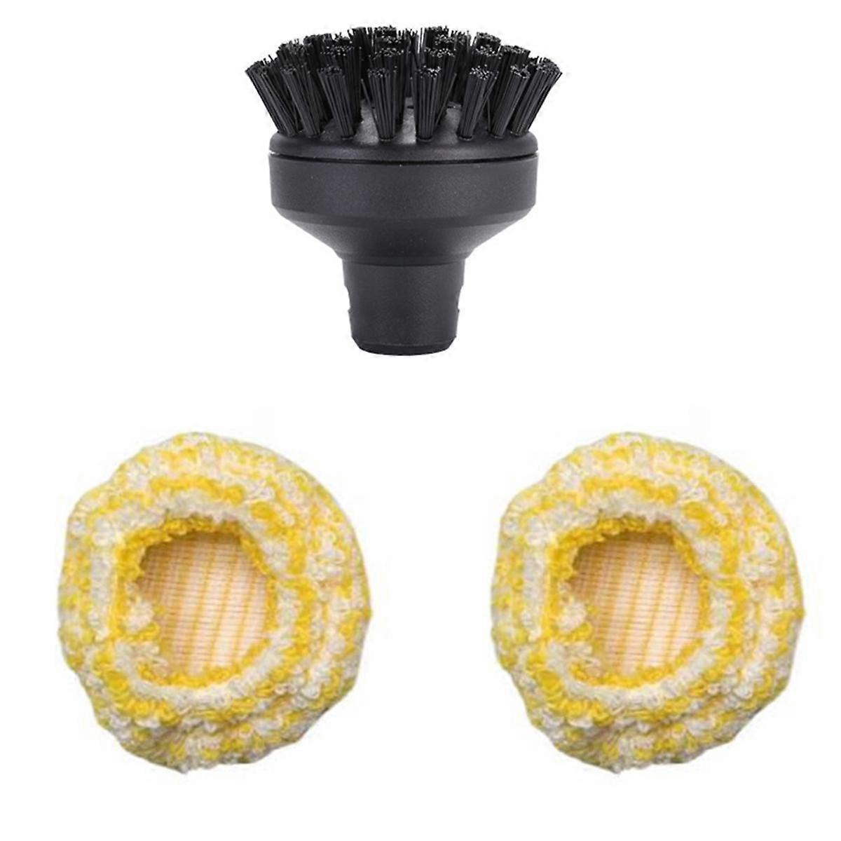 Large Round Brush Steam Kit for SC Series Steam Cleaners Steam Cleaner Accessories
