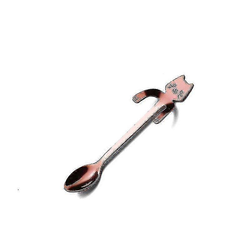 11.5cm Stainless Steel Cat Spoon Set Tableware Kitchen Accessories