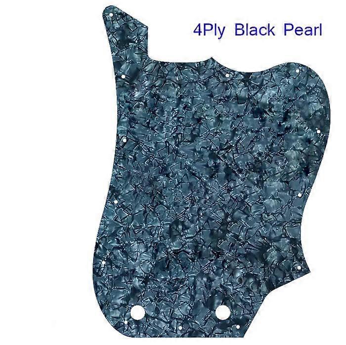 Custom parts - For US FD Bass VI Guitar Pickguard Scratch Plate Blank with Guitar bridge,Multi Color Choice Flame Pattern