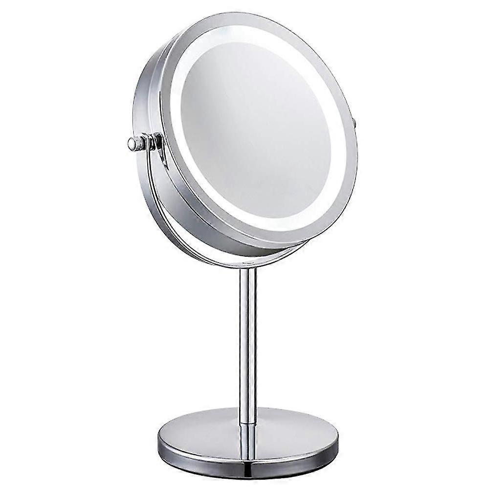 10x Makeup Mirror with 10x Magnification, HD Double-Sided Lighted Mirror