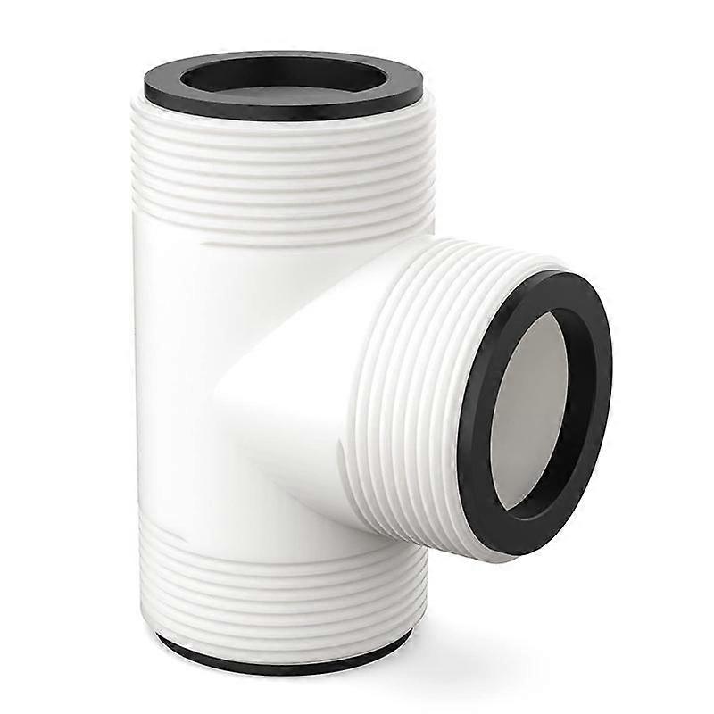 Hose Adapter Replacement for & Pool Split Hose Tee T-Joint Union with 3 L Rings Connector, Connects
