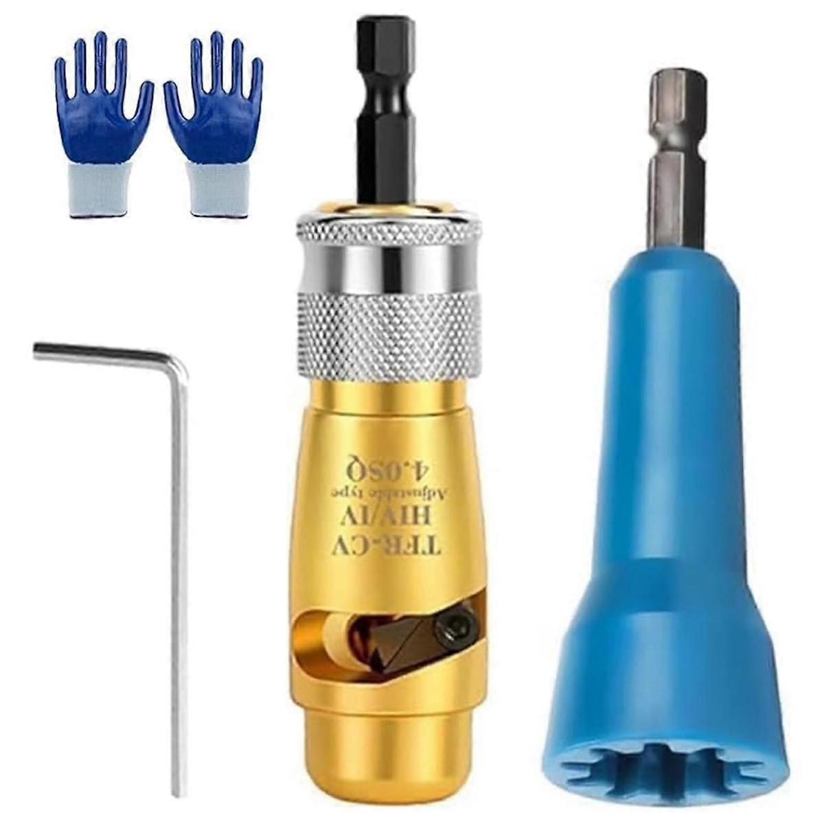 Electric Wire Stripping and Twisting Tool, Cable Quick Stripping & Connector, Electric Wire Stripper Electrician Tool-B