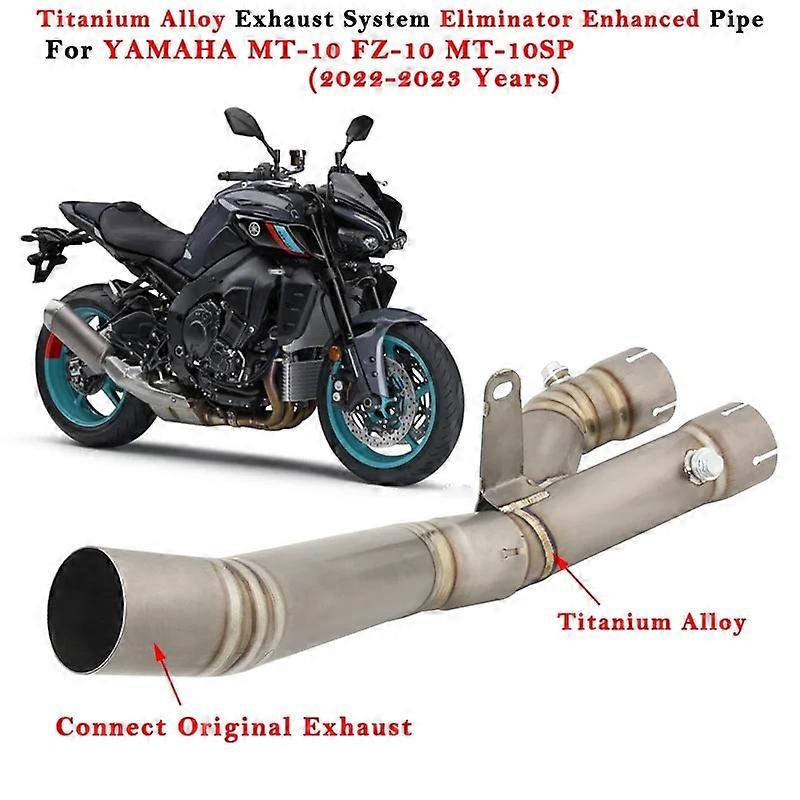 Fr yamaha MT-10 FZ-10 mt 10 fz10 mt10 sp 2022 2023 moto auspuff flucht modifizieren schall dmpfer titan legierung rohr