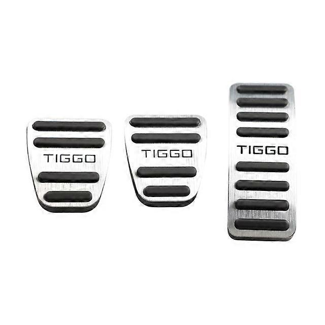 For Chery Tiggo 7 Pro Plus 2016-2020 2021 2022 2023 Aluminum Car Foot Accelerator Gas Brake Pedals Cover Case Pads Accessories