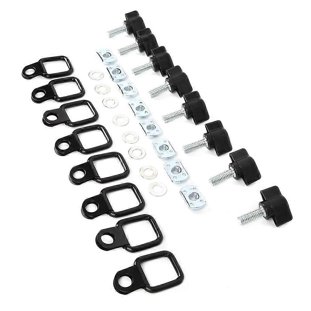 吉普牧马人 JK YJ TJ JKU 运动撒哈拉自由卢比孔河 X （1995-2017） 硬顶快速拆卸套件 32 件套装