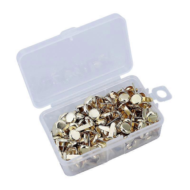 200pcs Metal Paper Fasteners For Crafts Diy Projects
