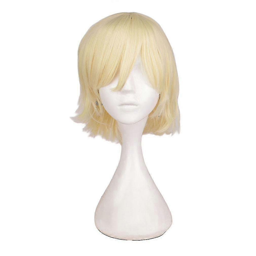 Peluca de moda corta recta cosplay para hombres