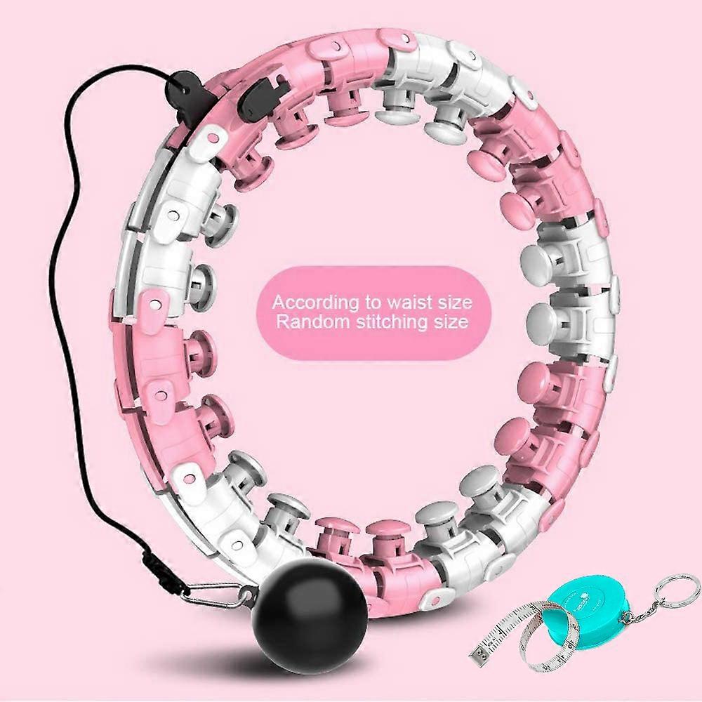 Smart Auto-Spinning Hoop Smart Counting Loop with Adjustable Slimming Exercise for Men and Women Thin Waist and Two-Color Can Be Spliced And Disassemb