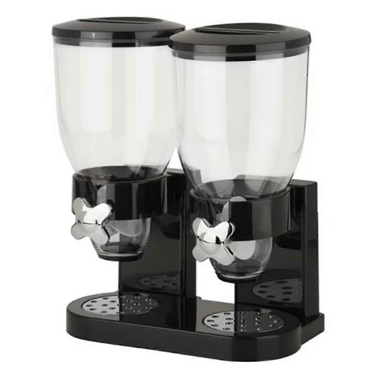 Multifunctional Cereal Dispenser,Dual Control Storage Container for Kitchen Organization Household