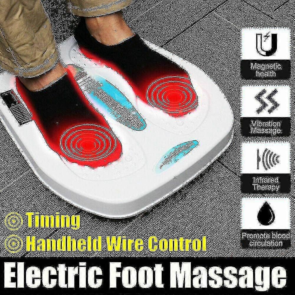 Pied Jambe Vibration Circulation Sanguine Booster Pieds Masseur Avec Chauffé 9 Modes Xd.