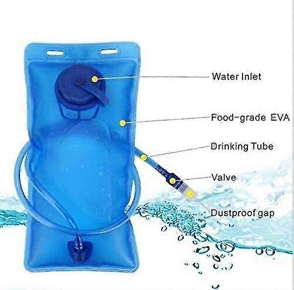 Hydration Bladder 2 Liter Military Water Storage Bladder Bag for Camping Running