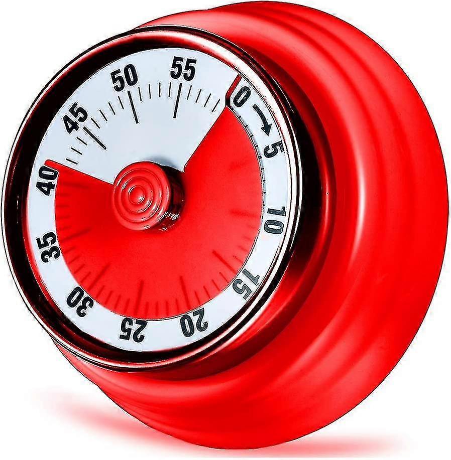 Kitchen Timer, 60 Minutes Mechanical No Required Countdown Timer Kitchen Clock With 72db Alarm Sound