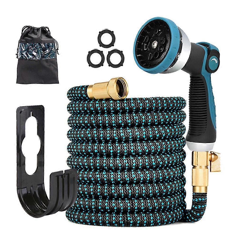 Expandable Garden Hose, With 10-Pattern Spray Nozzle, Leak-Proof 50ft