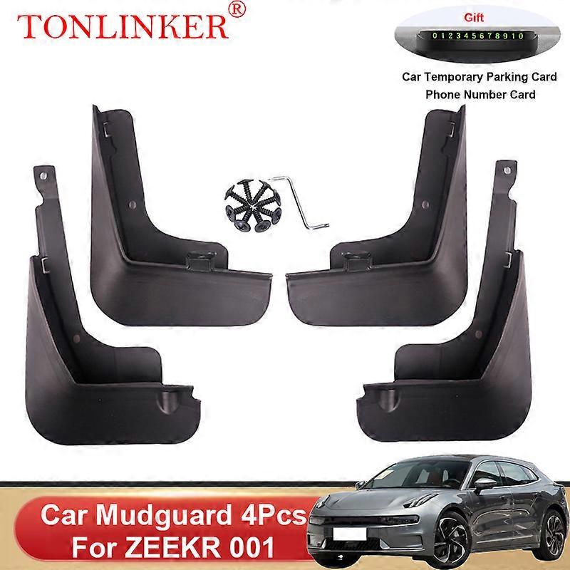 Car Mudguard For ZEEKR 001 2021 2022 2023 Mudguards Splash Guards Front Rear Fender Mudflaps 4PCS Accessories