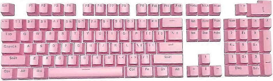 Couleur rose-Universal 104 Keyset Keycap ABS Colorful Backlit Replacement Key Cap Cover pour Mechanical Clavier