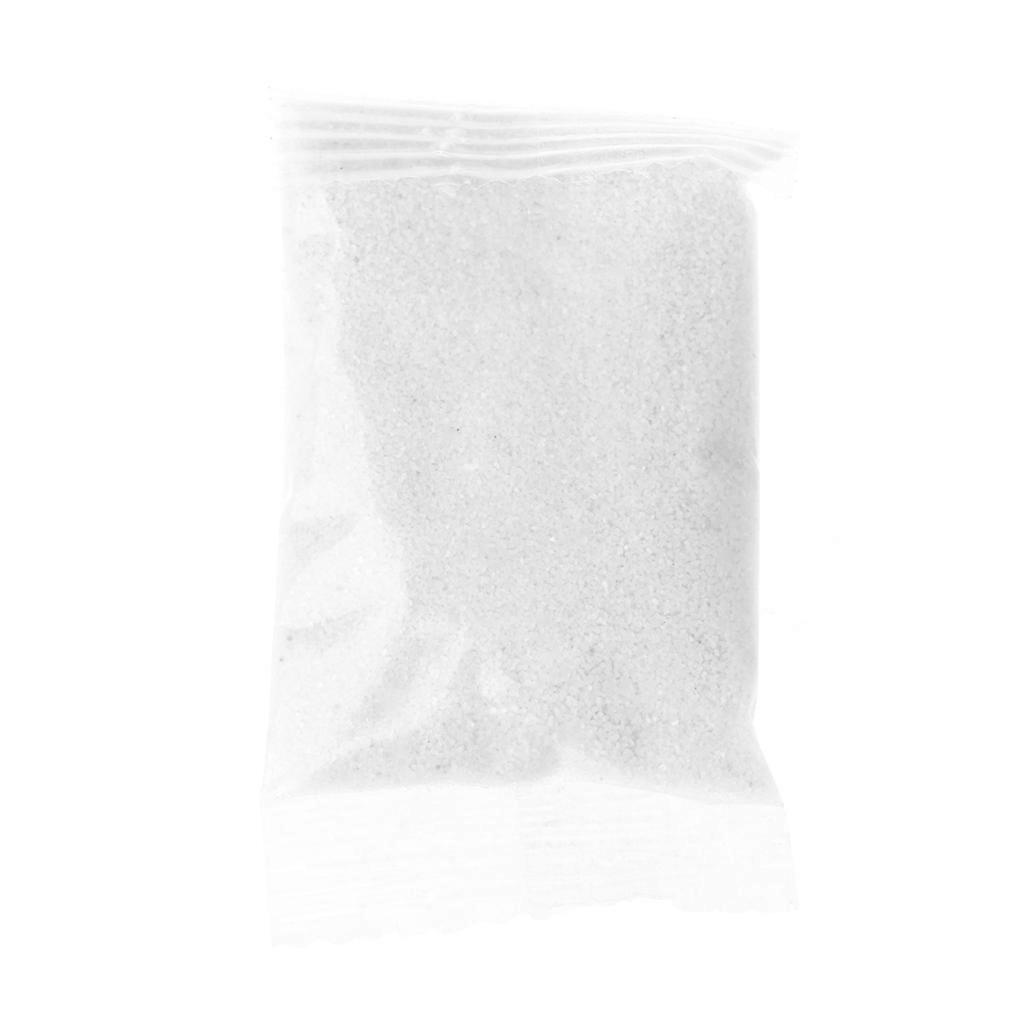 1 حقيبة ملونة الكوارتز الرمال مصغرة لحوض السمك خزان بونساي وعاء حديقة الجنية D