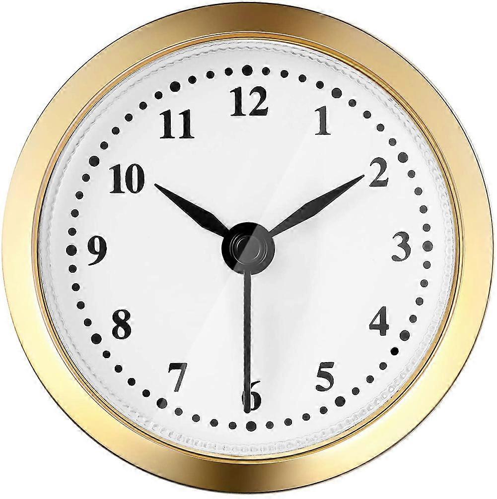 Classic Clock Craft Quartz Movement Round Clocks for Head Insert Arabic Word Clo