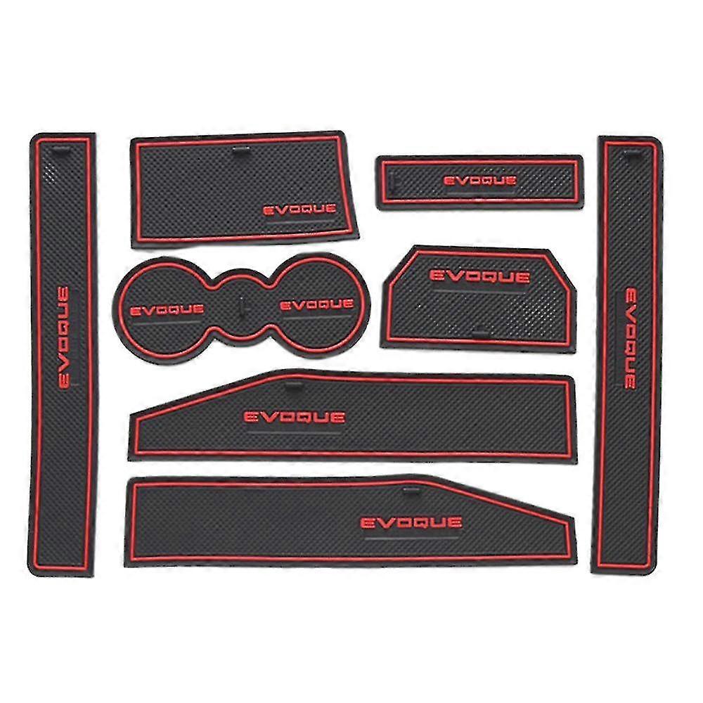 8pcs Car Door Mat Rubber Mat For Range Rover Evoque 2012-2018