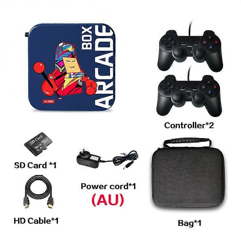 Classic Retro Game Console For PS1/DC Built-in 33000 Games 64GB Video Game Super
