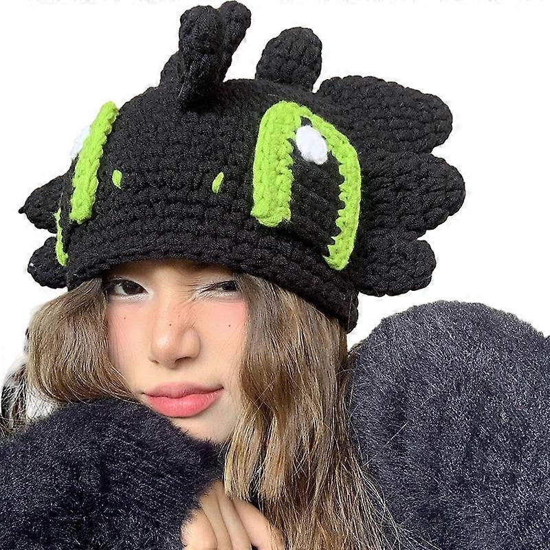 Funny Beanie Hat Crochet Beanie Warm Hat