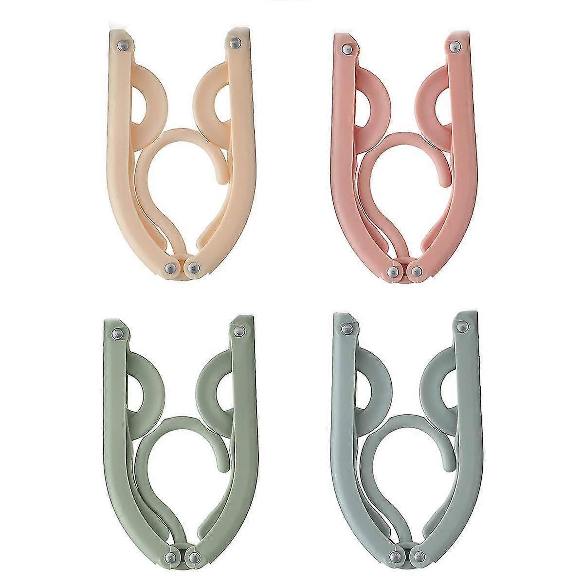 12 Pcs Travel Hangers - Portable Folding Clothes Hangers
