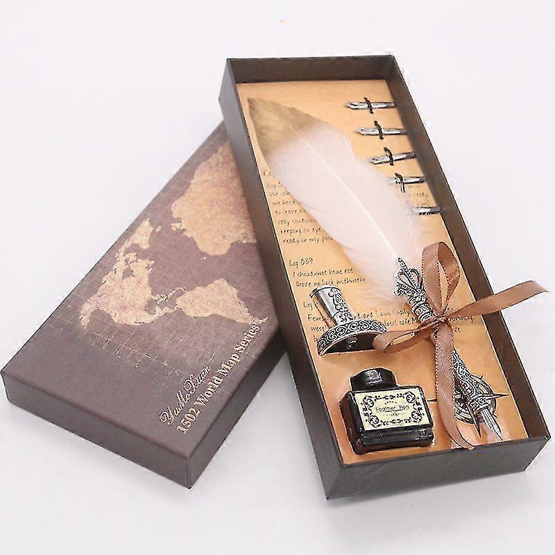 Creative Metal Signature Pen טבול במים סט עט רטרו אירופאי