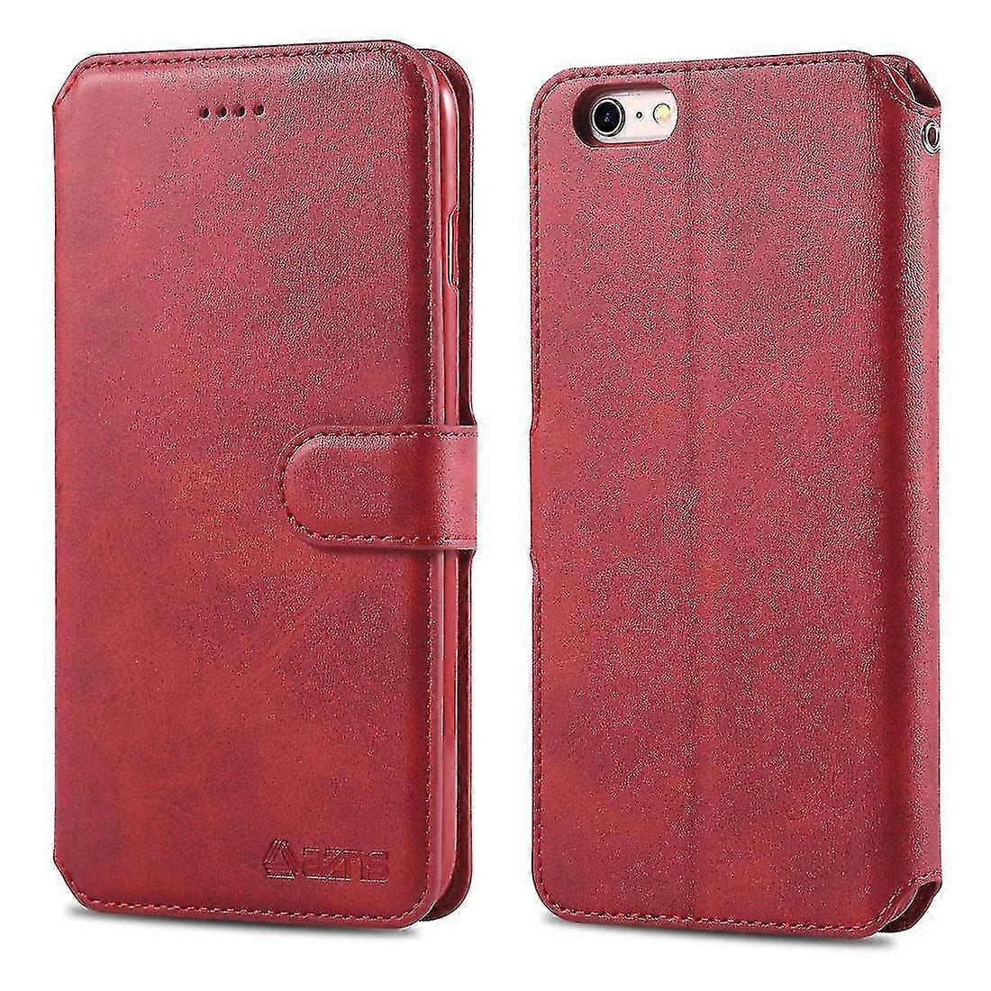 Calf Texture Magnetic Leather Case For Iphone 6 Plus