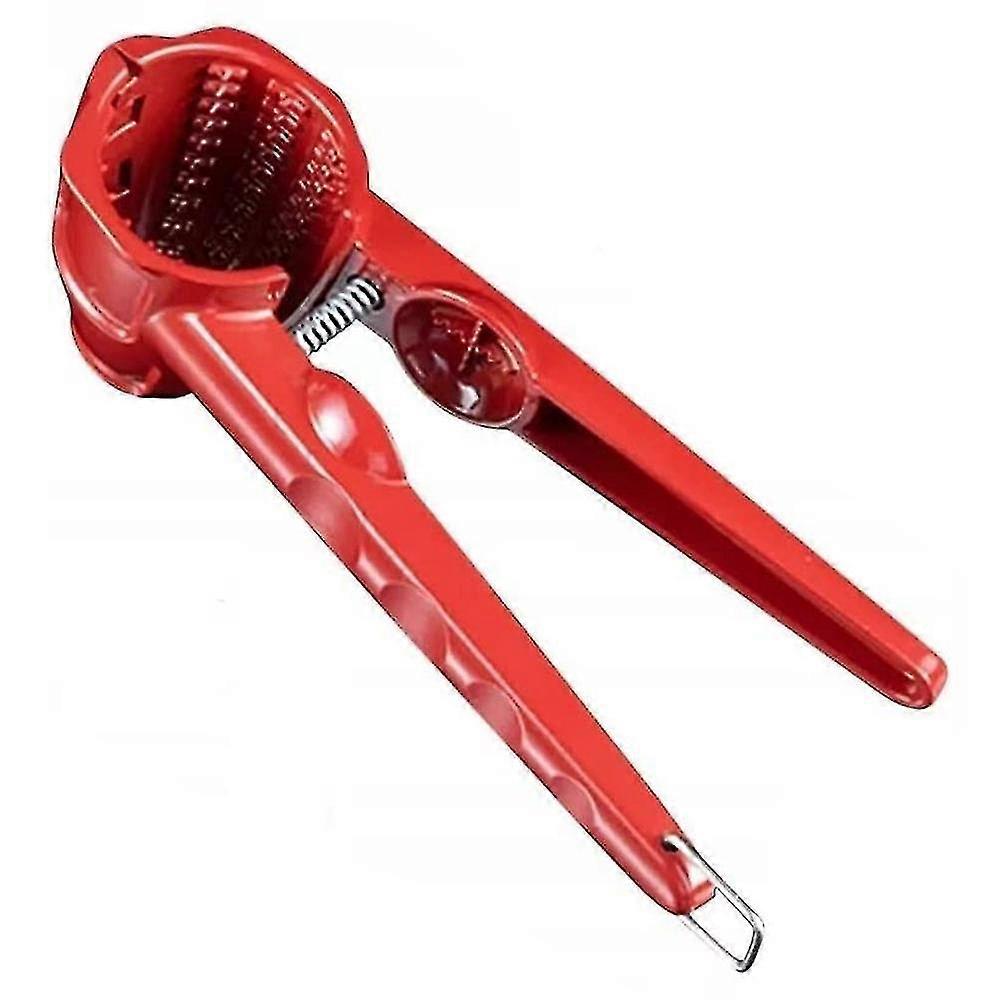 Nutcracker Red Double Jaws Multifunctional Stainless Steel Nutcracker