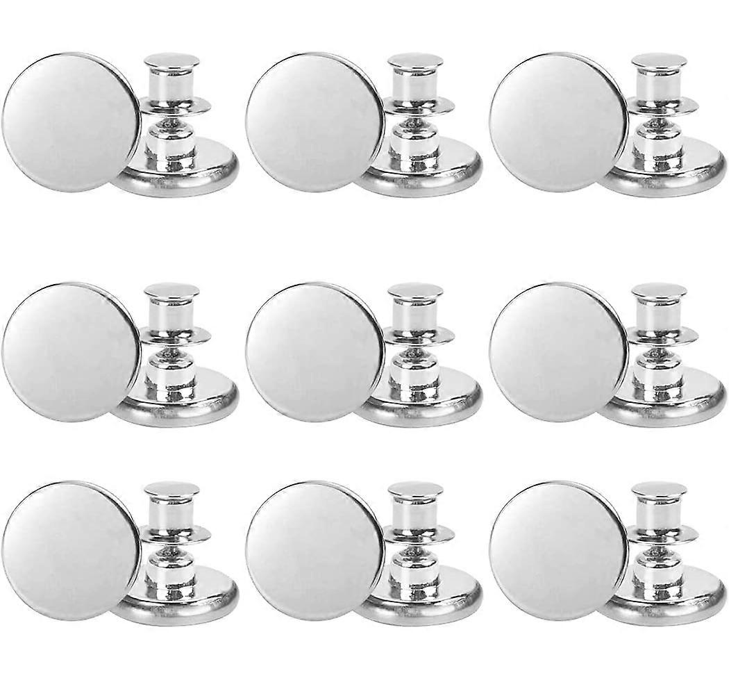 Pants replacement buttons, removable buttons, buttons jeans button, 12 piece adjustable Jean-Knopf, metal hose button, for DIY repair of jeans, pants