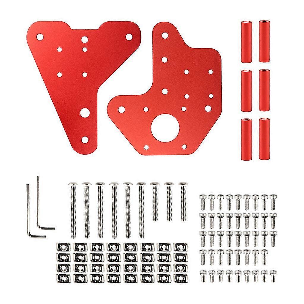 Für Ender 3 3PRO 3 V2 3D gedruckte Teile Dual Z-Achse Linear Guide Back Plate Kit