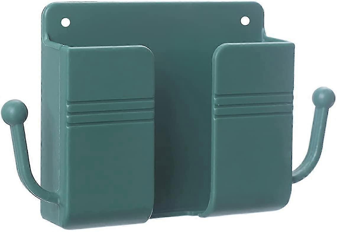 Wall-mounted Remote Control Storage Box (green)