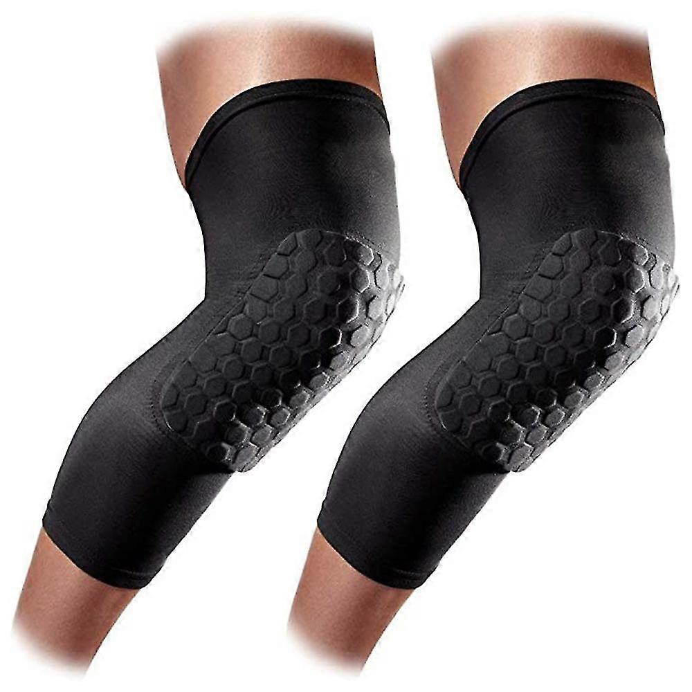 1 Pair Knee Compression Sleeves: Knee Pads Compression Leg Sleeve Compatible With Basketball, Volleyball, Weightlifting, And More