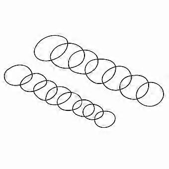 750pcs Set 12mm30mm Universal Rubber O Ring Watch Back Cover Seal Gaskets (0.7mm)