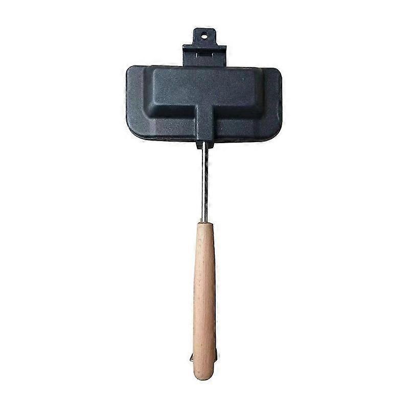 Double-sided Sandwich Pan Non-stick Foldable Grill Frying Pan For Breakfast Machine Pancake Maker Bread Toast