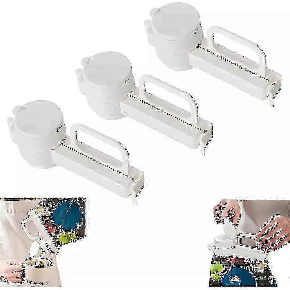 1-3 stk matpose forseglingsklemme med helletut, chip pose klips, chip bag klips sett