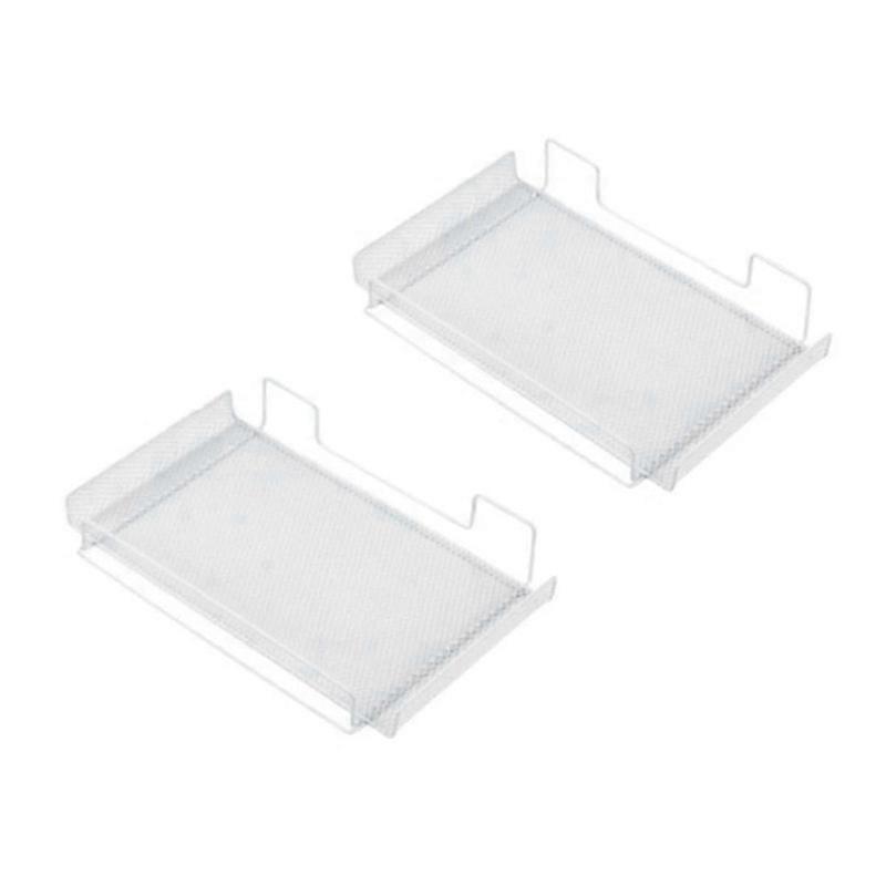 Router Rack Bracket Wall-mounted Punch-free Tv Set-top Box Storage Rack Desktop Japanese Style Whit