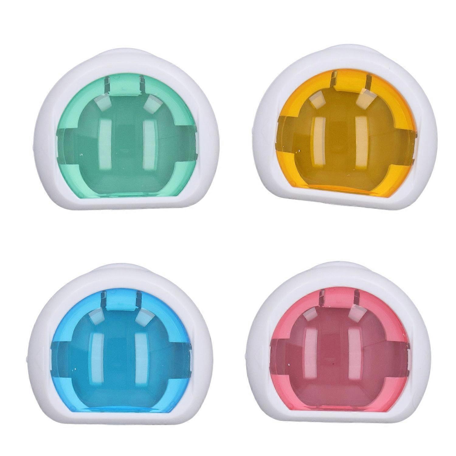 4 قطع عن قرب عدسة ملونة مرشح مجموعة PVC كاميرا فورية 4 ألوان مرشح ملون ل Instax Mini 11 I