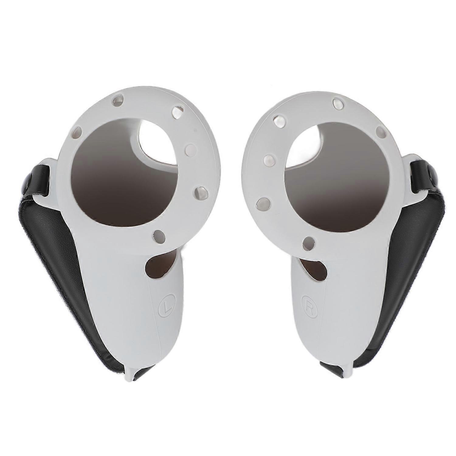 VR Controller Grips Cover Soft Silicone Controller Protector with Adjustable Strap for Meta Quest 3 