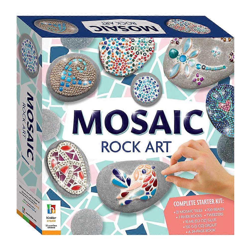 Hinkler Create Mosaic Rock Art Box Set Premium Quality and Engaging Activity Set