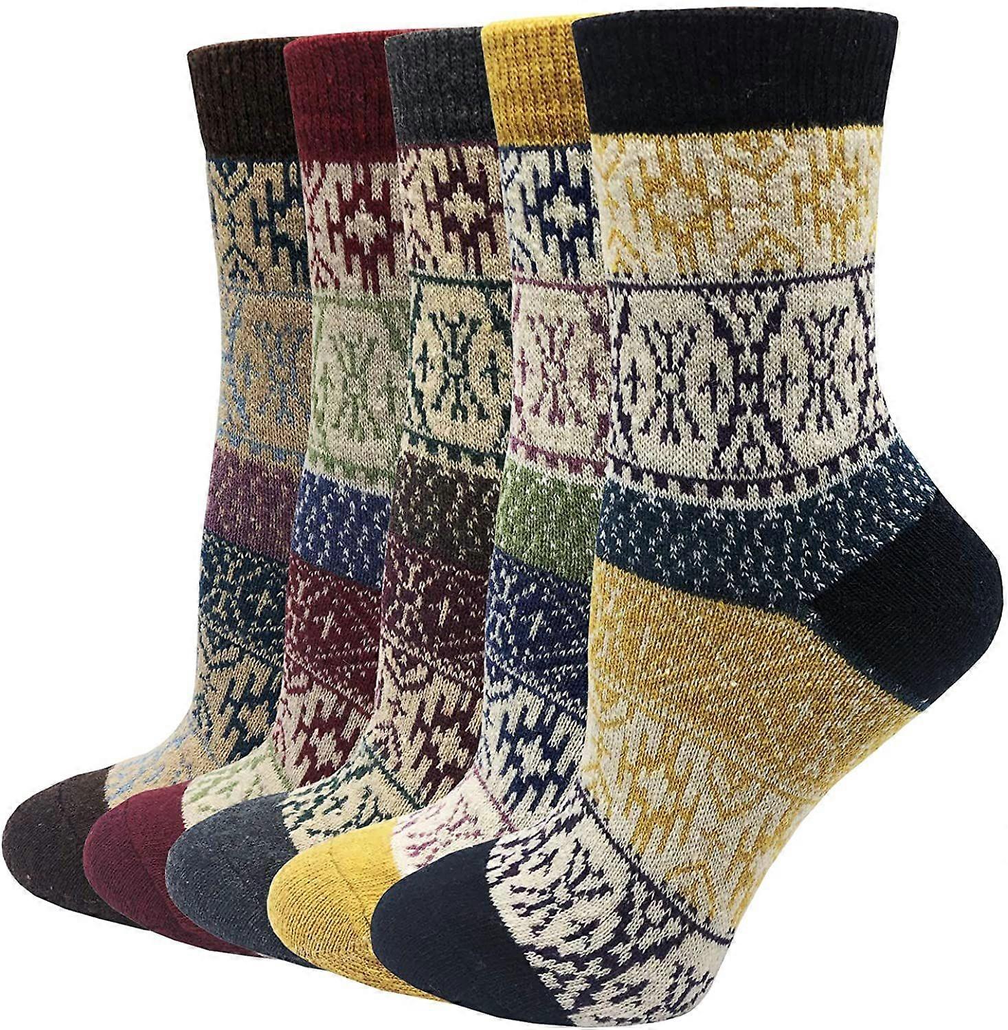 Women's Winter Wool Crew Socks