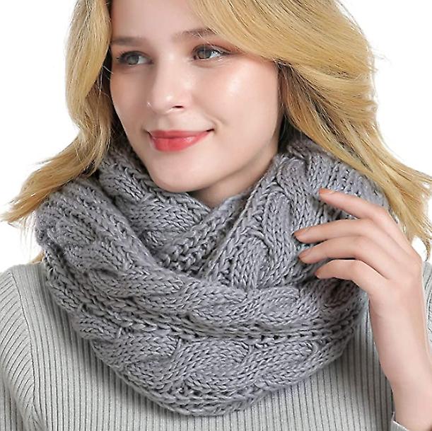 Twisted Knitted Bib Outdoor Scarves