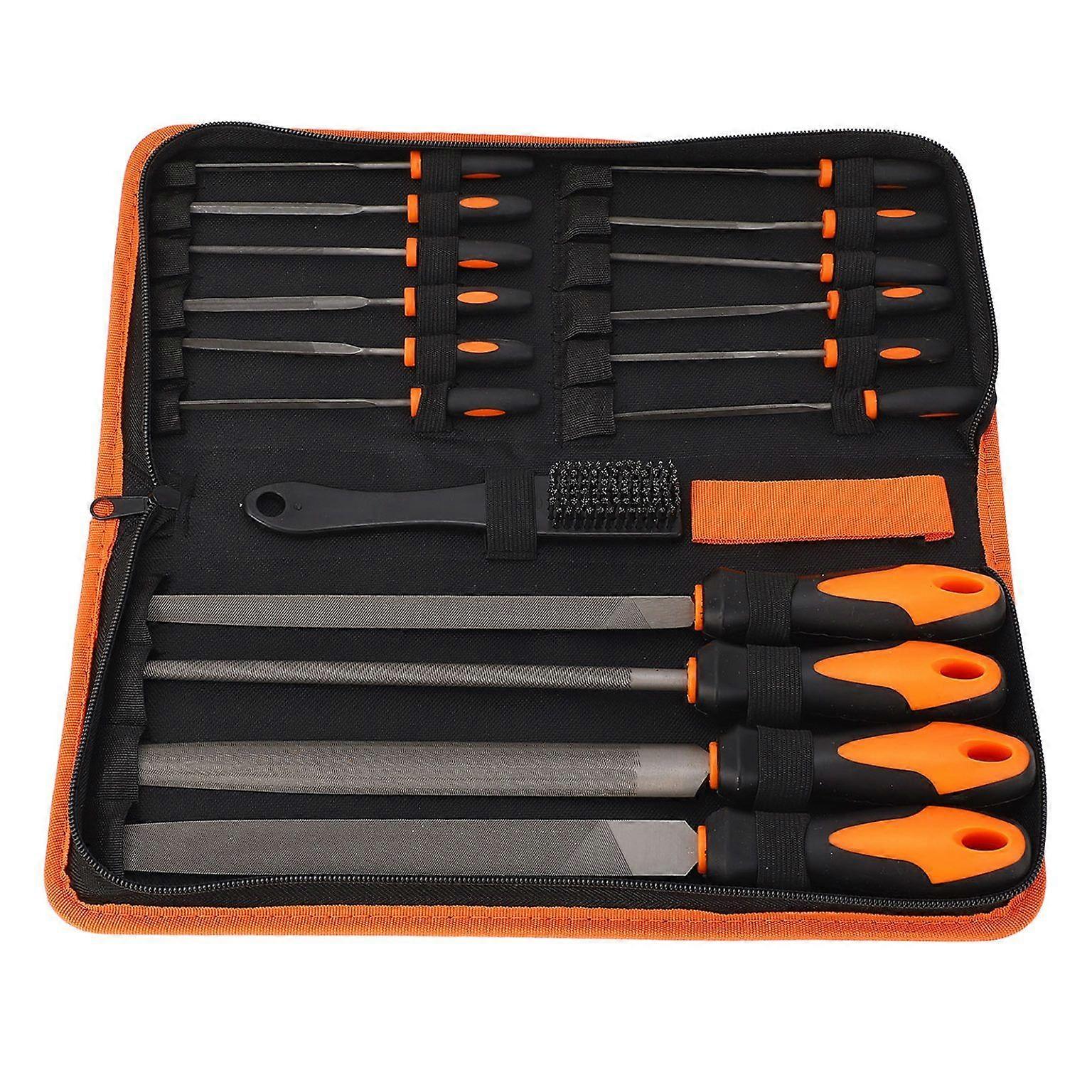 hand files 18Pcs Files Set Tool T12 Steel Metal Professional Flat Triangular