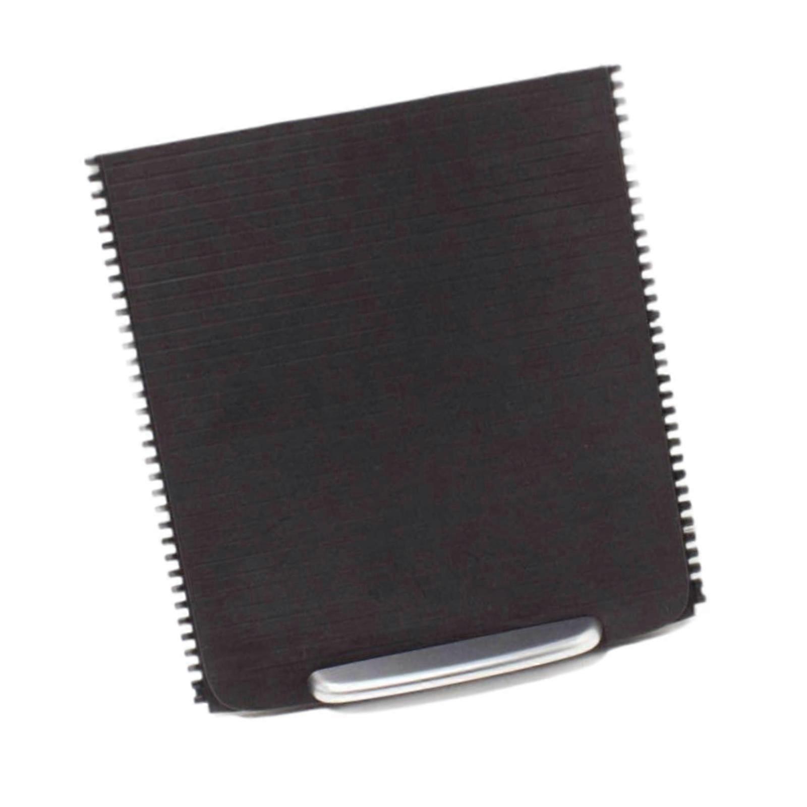 Cup Holder Roller Blind Cover Easy to Install Premium Replace for Volvo Front Black