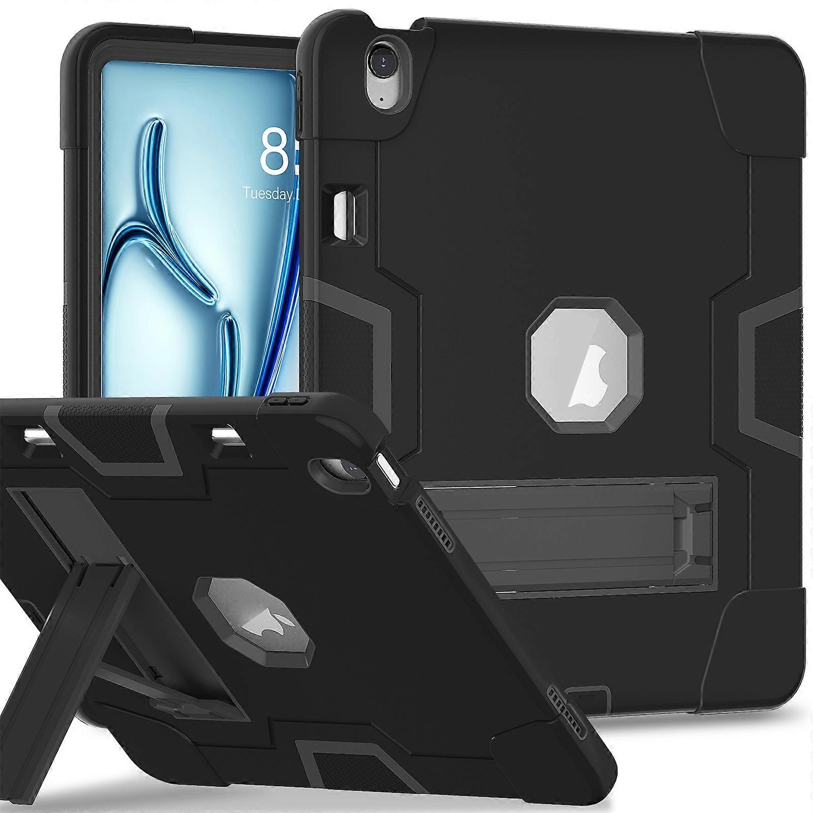 Contrast Color Silicone Acrylic PC Tablet Case with Holder