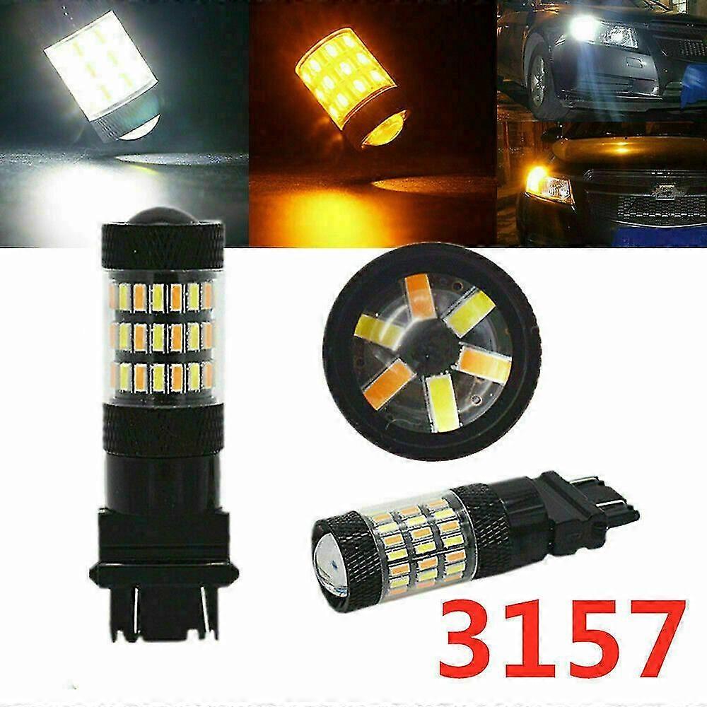 2x 3157 Switchback LED Front Turn Signal Light Bulb for Dodge Ram 1500 2500 3500