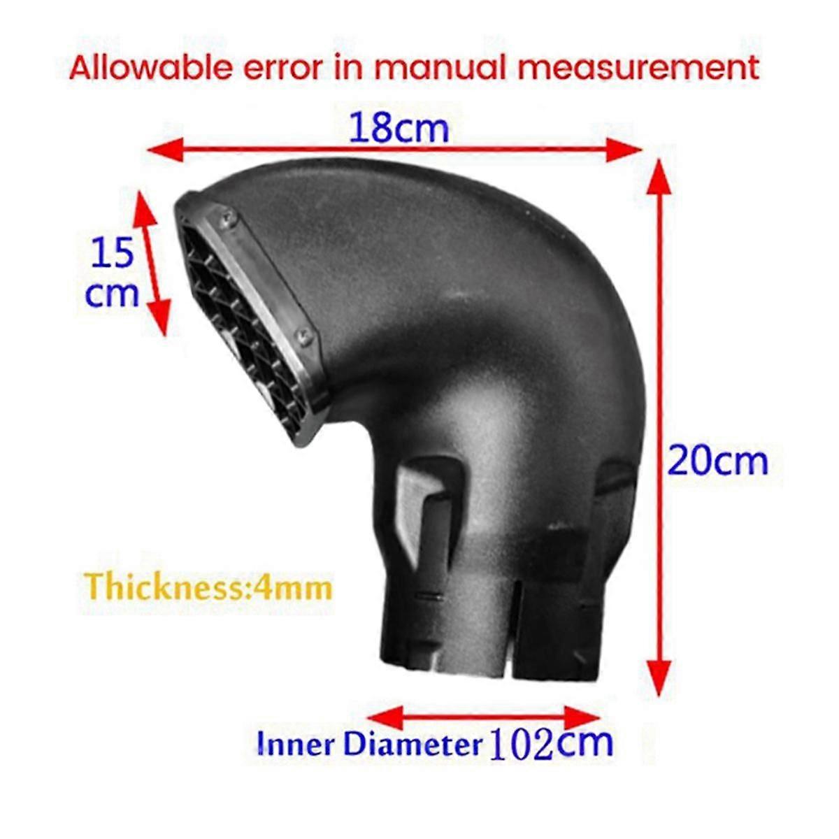 Air Ram Snorkel Heads Top 4inch Replacement for Toyoda Land Cruiser for Mounted Police