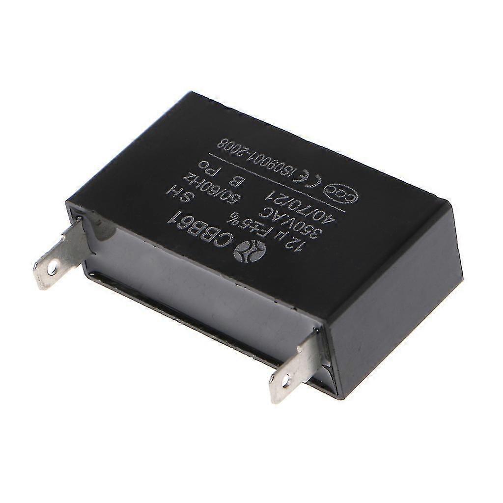 مولد مكثف أسود 12uF مولد CBB61 12uF 50/60Hz 350VAC مروحة المحرك