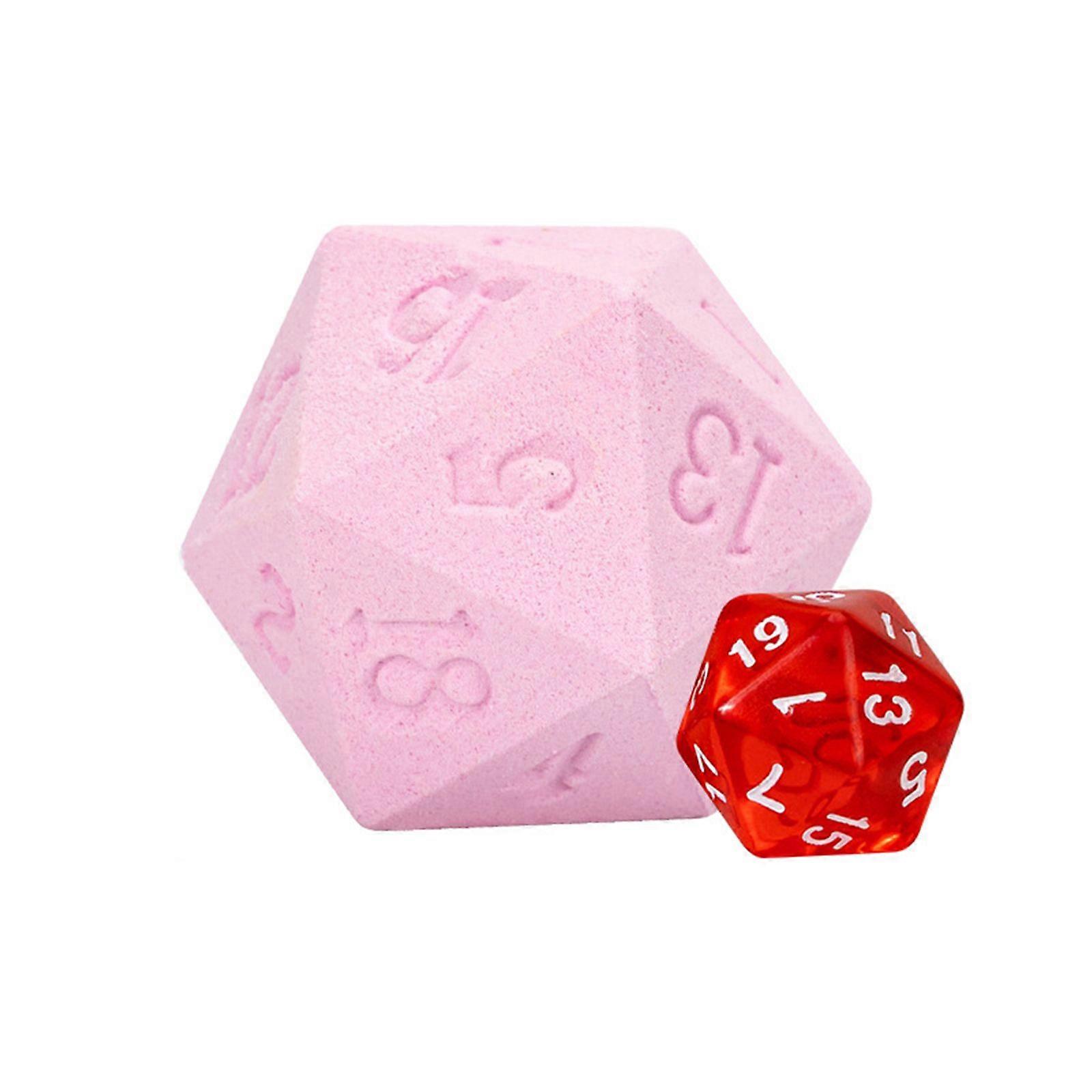 100g Dice Bath Bomb with Polyhedral Dice Inside Bubble Bath Fizz Ball Essential Oil Salt Bath Bomb for Bubble Spa Bath
